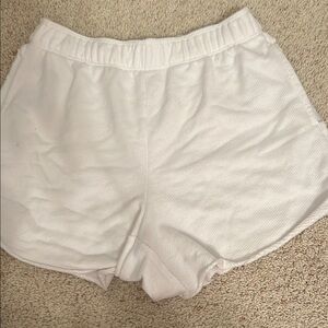 Aerie Women's White Sweat Shorts